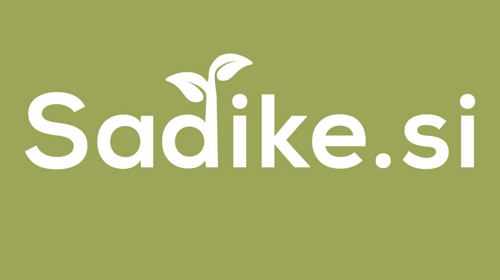 sadike.si logotip svetlo zeleno ozadje